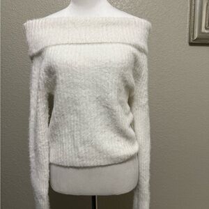 Off shoulder sweater